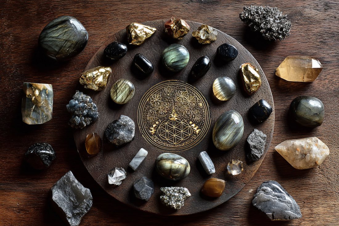 collection of gemstones