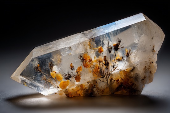 dendritic quartz point